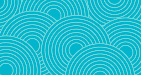 abstract sea blue round waves background