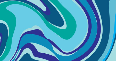 Abstract seamless pattern with wavy lines. Geometric background. Colorful illustrations and sensitive lines. Vector illustration. Waved pattern. Vector Illustration.