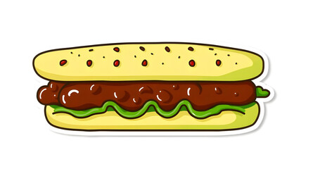 sandwich,submarine,hoagie,panini,club,stacker,mealvector,foodicon,graphicline,minimalicon,outlinevector,flatmeal,crisproll,grilledsandwich,stuffedbread,filledtoast,quickfood,streeticon,ediblesymbol,me