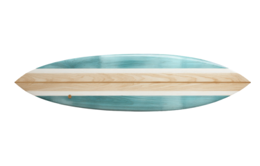 Surfboard, light teal and beige