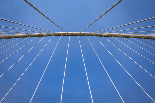 Le Pont Zubizuri le 11 ao&ucirc;t 2025, Bilbao, Espagne
