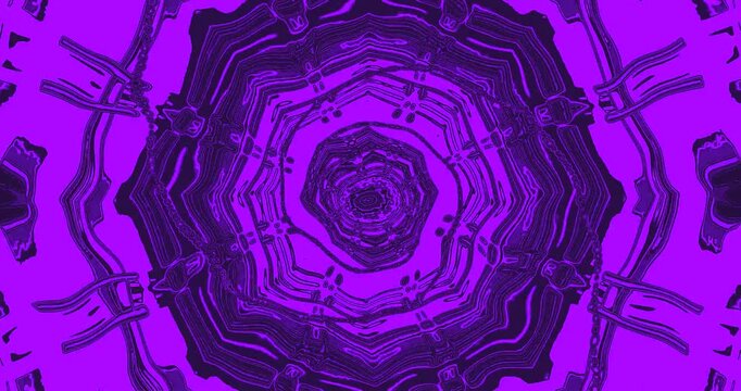 Seamless tunnel video vj loop screensaver for various displays and visual performances