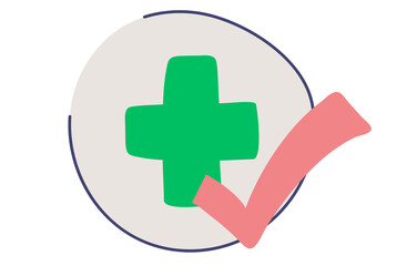 health medical and pharmacy illustration vector icon
