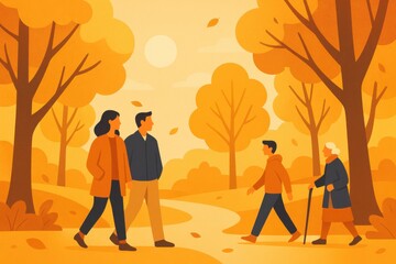 Fall Park Family Walk