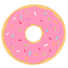 Pink donut 