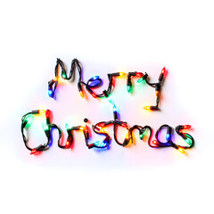 feliz natal com pisca - pisca