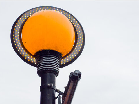 Belisha beacon, which is a flashing amber light, mark pedestrian crossings in the UK. High-intensity LEDs for outstanding day and night visibility. to alert drivers to the presence of a crossing. 