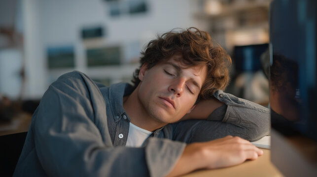 A person practicing self-discipline by closing their eyes and calmly deleting entire folders of digital clutter on a holographic screen — futuristic minimalism, mental clarity, and tech-driven