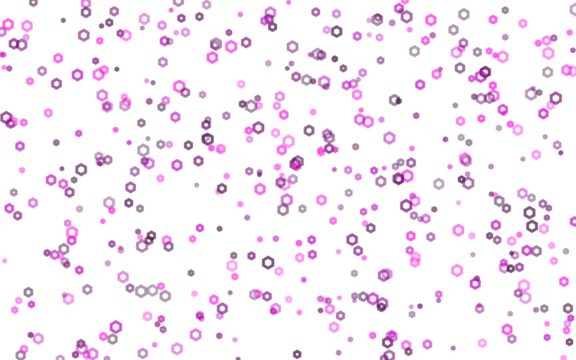 Abstract geometric background with pink shapes isolated on transparent background for modern design and creative projects, perfect for presentations