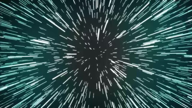 Abstract hyperspace jump through space time vortex tunnel