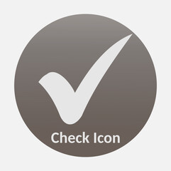 Minimal Gray Checkmark Icon © Samapti