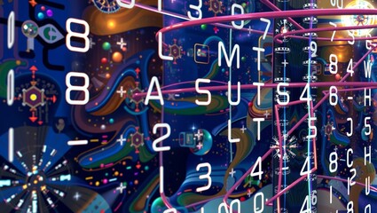 Futuristic Data Matrix Design