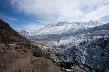 Landscape from Pheriche town area, EBC trekking, Nepal
