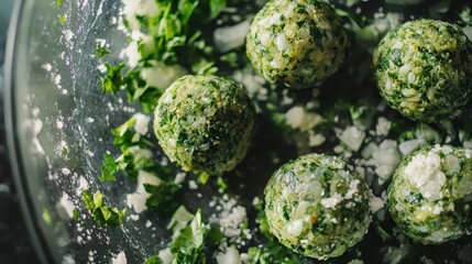 Aerial view of illuminated outdoor restaurant patio with empty tables at night, creating a cozy and inviting atmosphere.