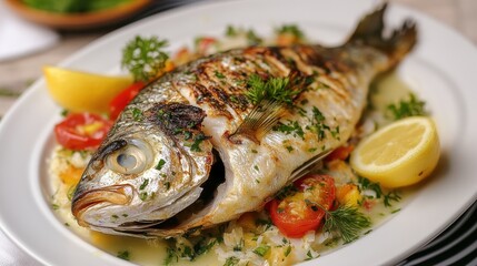 Creamy Chicken and Broccoli Bake - Rustic Dinner Comfort Food Dish Close-Up - Healthy Recipe Stock Photo.