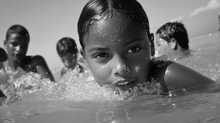 Serene Sunset Reflection on Calm Lake: Golden Hour Tranquility and Natural Beauty