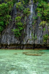 A tropical lagoon in Palawan