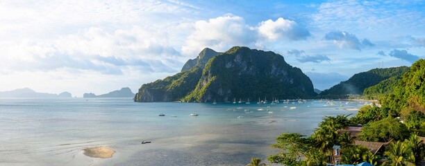 view of the bay and mountains
