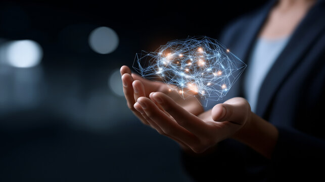 Linguistic comprehension artificial intelligence display soft technology backdrop text processing symbolism machine understanding visualization neural computation concept with