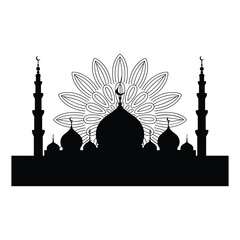 Abstract geometric design with vibrant color palette