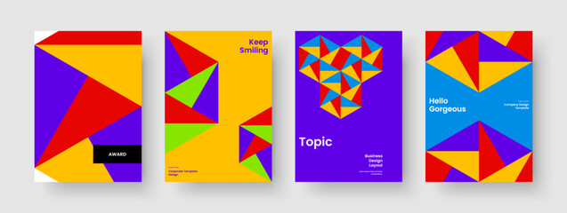 Abstract Business Presentation Layout. Geometric Flyer Template. Modern Brochure Design. Banner. Report. Book Cover. Background. Poster. Newsletter. Leaflet. Notebook. Journal. Handbill. Portfolio