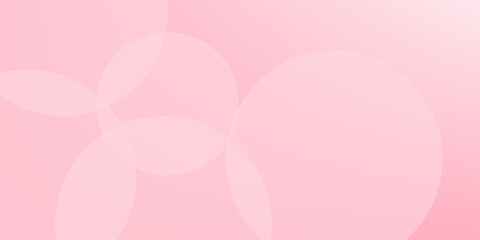 Abstract pink curve background, pink beauty dynamic wallpaper with circle shapes. Template banner background for beauty products, sales, ads, pages, events, web, and others