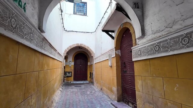 Traditional Architecture of the Habous District &ndash; Casablanca, Morocco November 13, 2025