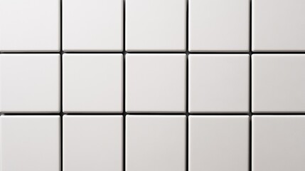 White ceramic tiles &mdash; clean minimalist surface pattern