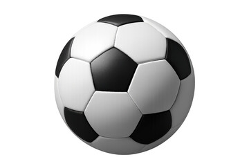 Obraz premium Soccer ball on a transparent background, representing global football, team sport, recreation, and athletic competition