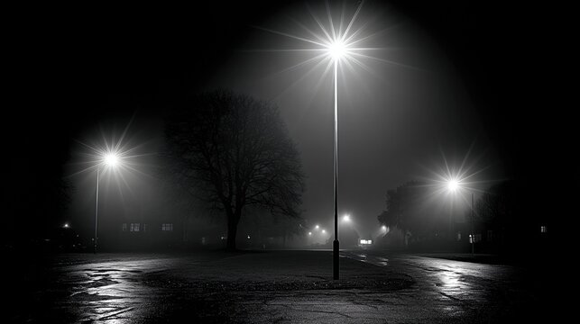 Devils Night Brings Fog and Eerie Lights, Creating a Haunting Atmosphere in the Neighborhood