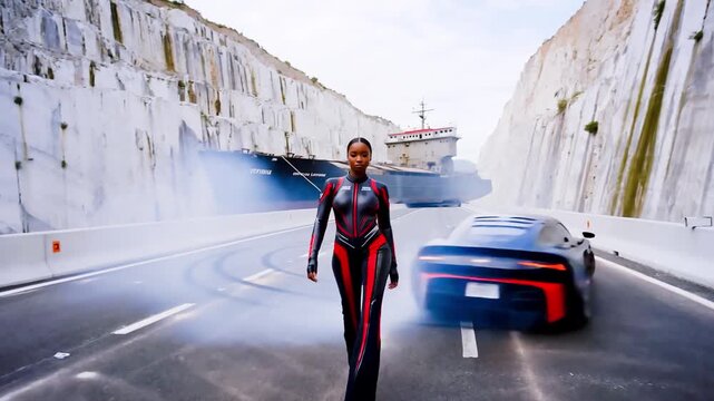 parade action car power couple drift phonk model walking fashion road travel industry boat shipping