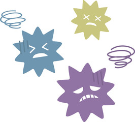 ウイルスのキャラクター