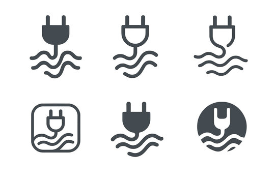 Digital Detox Icons. Digital detox and mindfulness practices. Icon set. Set Logo of digital detox and mindfulness practices: smartphone transforming into a
