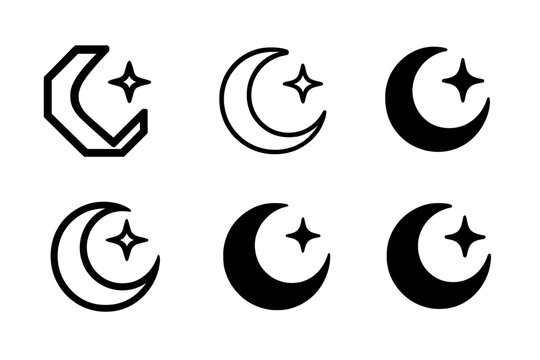 Memorial Logo Variations. Remembering loved ones with special memorial traditions. Icon set. Set Logo of remembering loved ones with special memorial