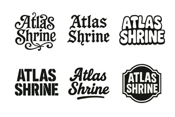 Diverse Lettering Styles. Effort creates results. Set lettering. harmonious lettering variations of the same emblematic concept, each with different artistic