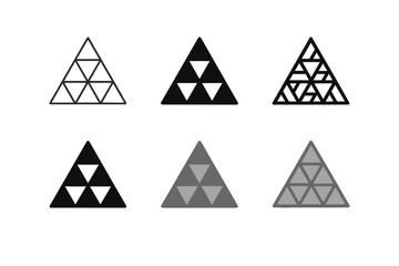 Geometric Icon Set. Mobile UI components. Icon set. Set Logo of Input Field: Text input box. Abstract geometric, Filled silhouette, Flat solid, Minimal