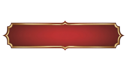 Elegant red and gold banner perfect for adding your message or design to create a luxury feel