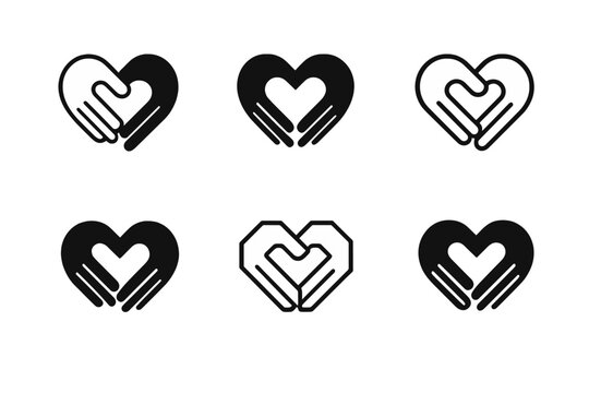 Inclusive Design Icons. Inclusive and accessible design. Icon set. Set Logo of inclusive and accessible design: braille dots pattern. harmonious logo