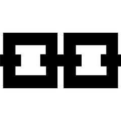 Fototapeta premium black and white geometric shapes of border design