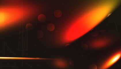 A warm abstract background with red-gold light leaks, a sharp diagonal split, and subtle film grain, scratches, and bokeh for a rich cinematic vibe.