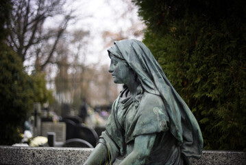 angel on cemetery