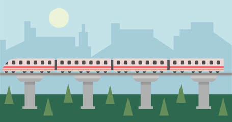 Design landscape bullet train unique 