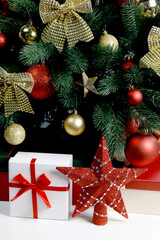 Christmas fir close up shoot