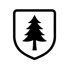 Obraz premium Park Ranger Pine Tree