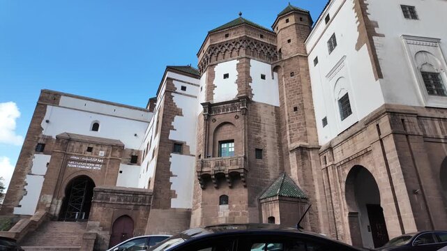 Historic Streets and Traditional Architecture of the Habous District &ndash; Casablanca, Morocco November 13, 2025