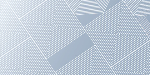 The soft blue gradient background gives a calming impression, while the line pattern brings a modern and futuristic energy