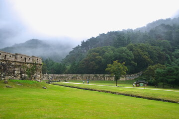 Misty Hills behind Fortress Wall