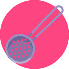 Fine mesh sieve used for sifting matcha powder to remove clumps.