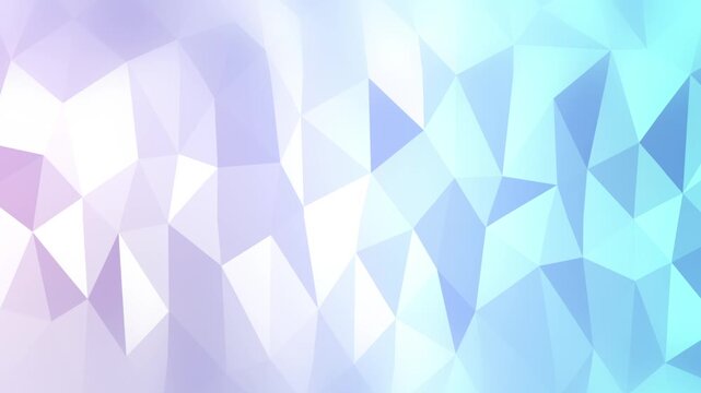 Abstract geometric background with triangles and gradient colors.