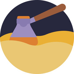 A traditional long-handled pot used for brewing Moroccan-style coffee.